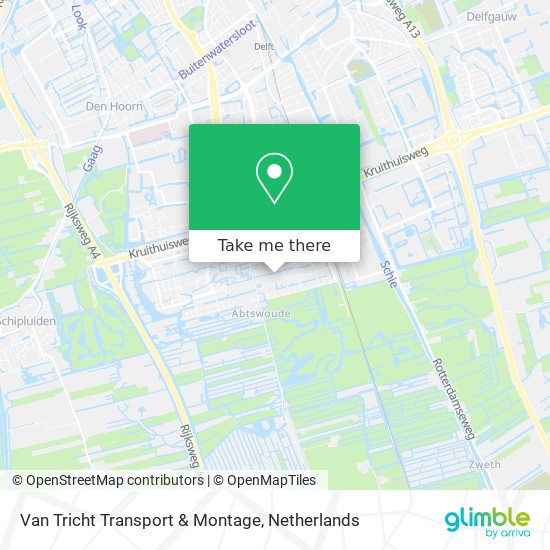 Van Tricht Transport & Montage map
