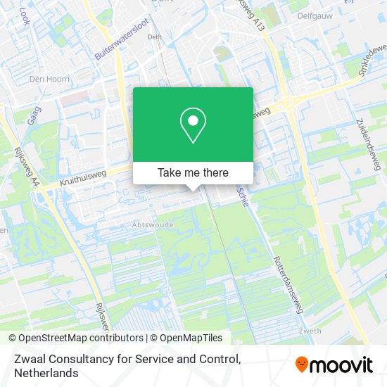 Zwaal Consultancy for Service and Control map