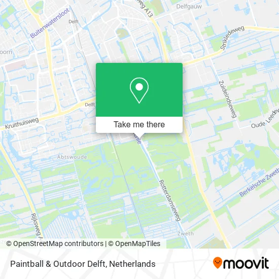 Paintball & Outdoor Delft map