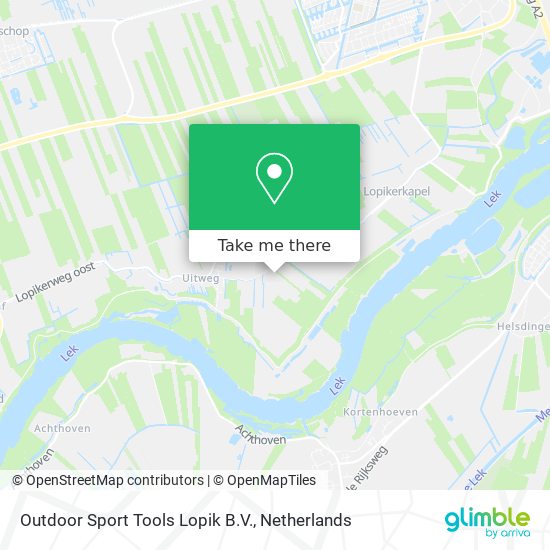 Outdoor Sport Tools Lopik B.V. map