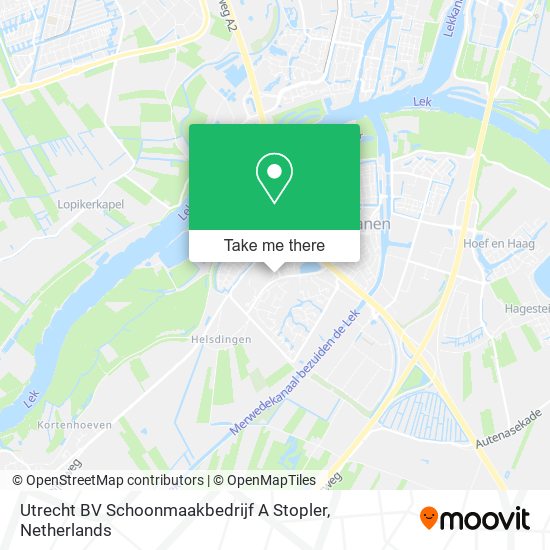 Utrecht BV Schoonmaakbedrijf A Stopler Karte