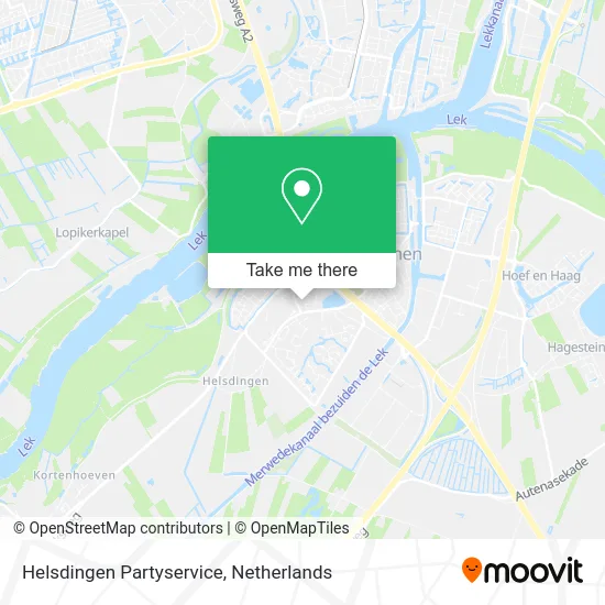 Helsdingen Partyservice map