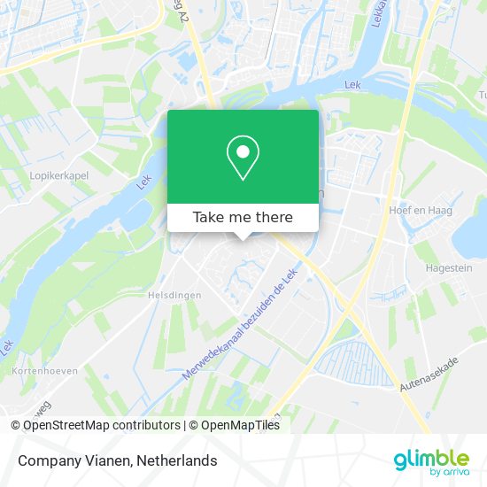 Company Vianen map