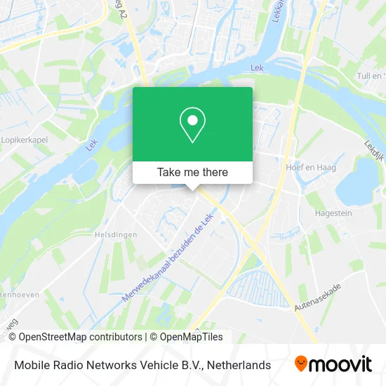 Mobile Radio Networks Vehicle B.V. map