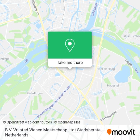 B.V. Vrijstad Vianen Maatschappij tot Stadsherstel map