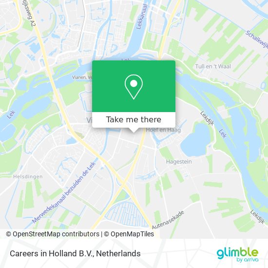 Careers in Holland B.V. map