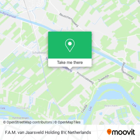 F.A.M. van Jaarsveld Holding BV map