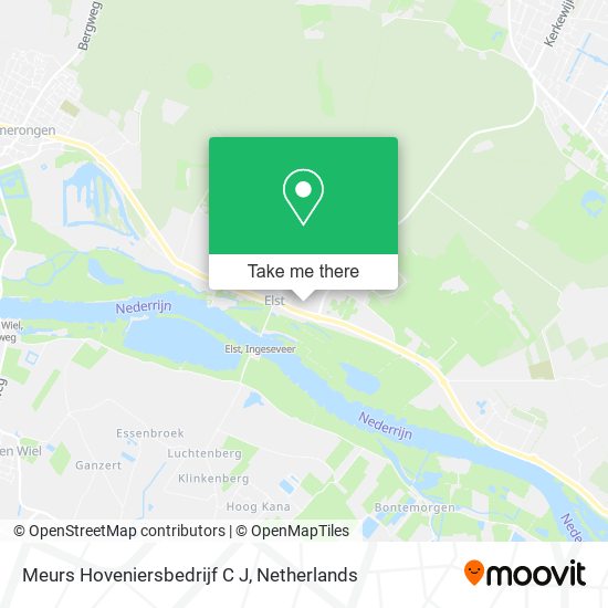 Meurs Hoveniersbedrijf C J map