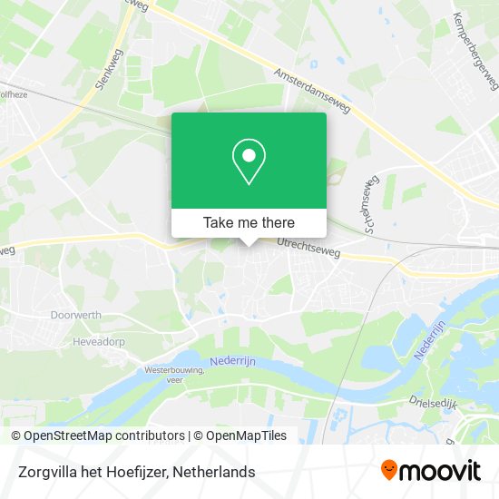 Zorgvilla het Hoefijzer map