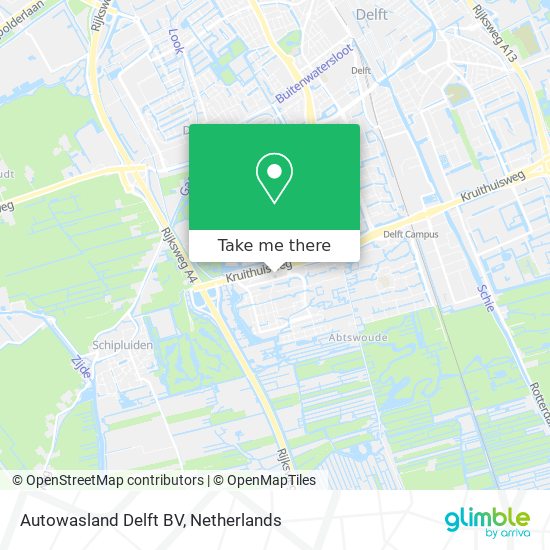 Autowasland Delft BV Karte