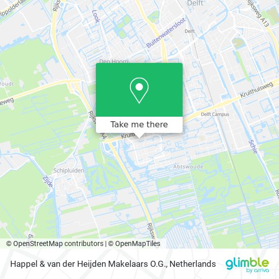 Happel & van der Heijden Makelaars O.G. map