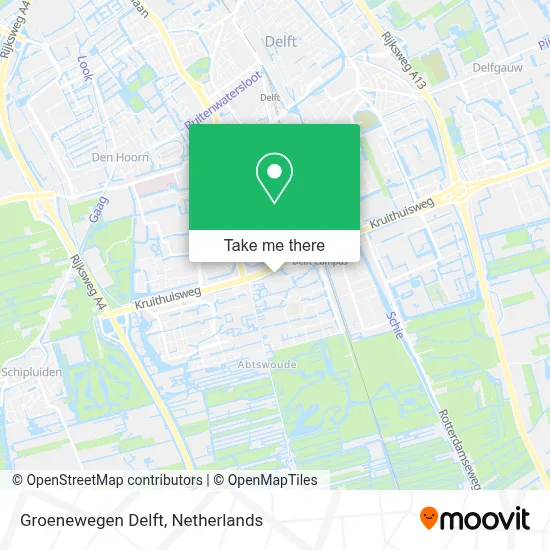 Groenewegen Delft map