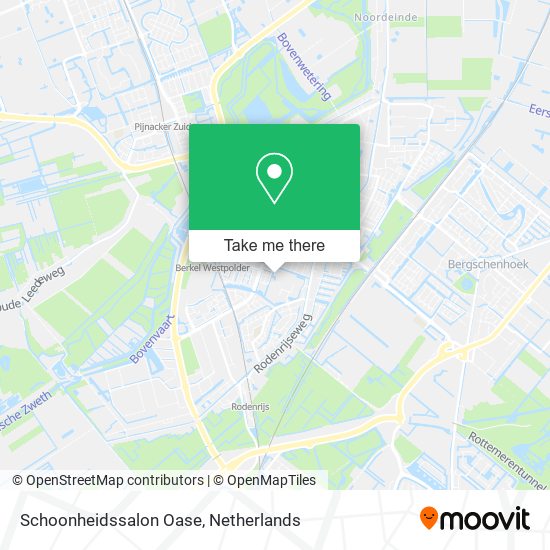 Schoonheidssalon Oase map