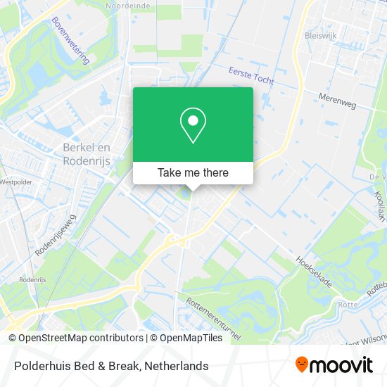 Polderhuis Bed & Break map