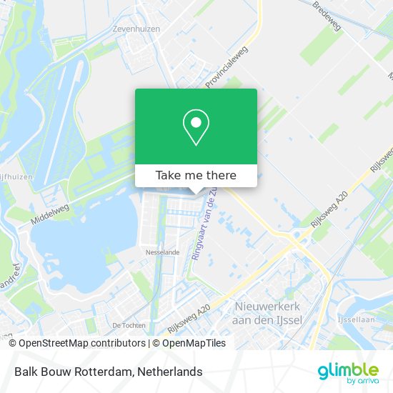 Balk Bouw Rotterdam map