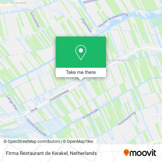 Firma Restaurant de Kwakel map