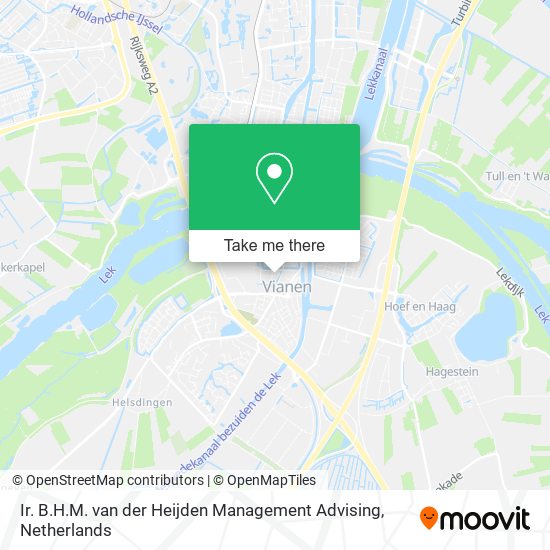 Ir. B.H.M. van der Heijden Management Advising Karte