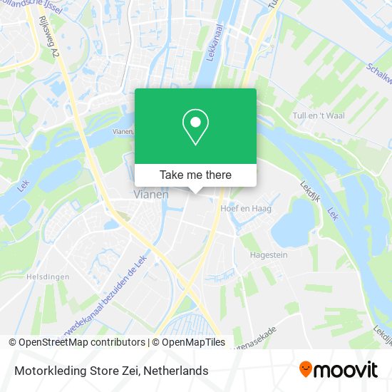 Motorkleding Store Zei map