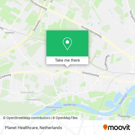 Planet Healthcare map