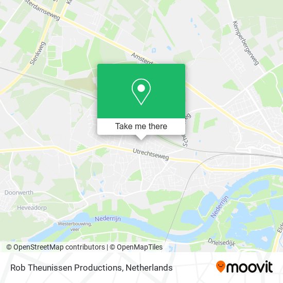 Rob Theunissen Productions map