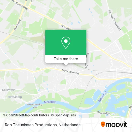 Rob Theunissen Productions map