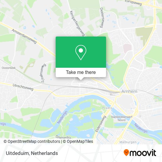 Uitdeduim map