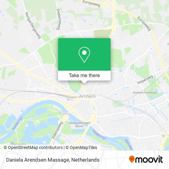 Daniela Arendsen Massage map