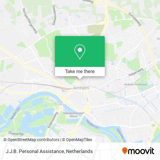 J.J.B. Personal Assistance map