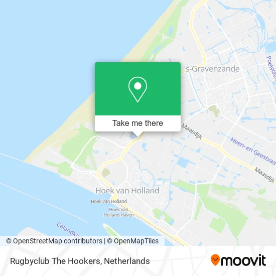 Rugbyclub The Hookers map