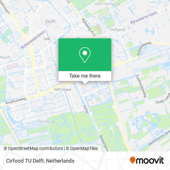Cirfood TU Delft Karte