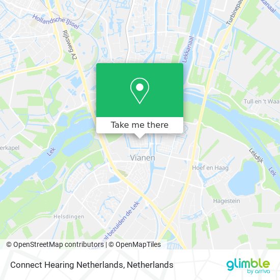 Connect Hearing Netherlands map