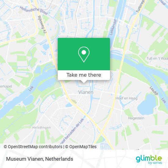 Museum Vianen map