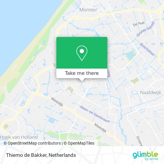 Thiemo de Bakker map