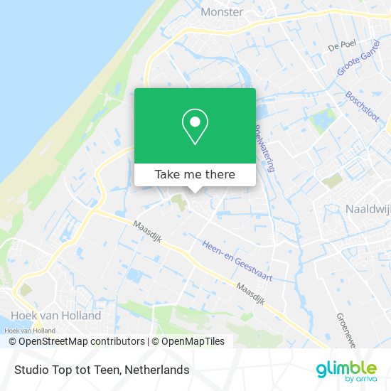 Studio Top tot Teen map