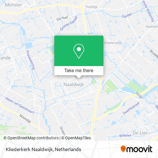 Kliederkerk Naaldwijk map