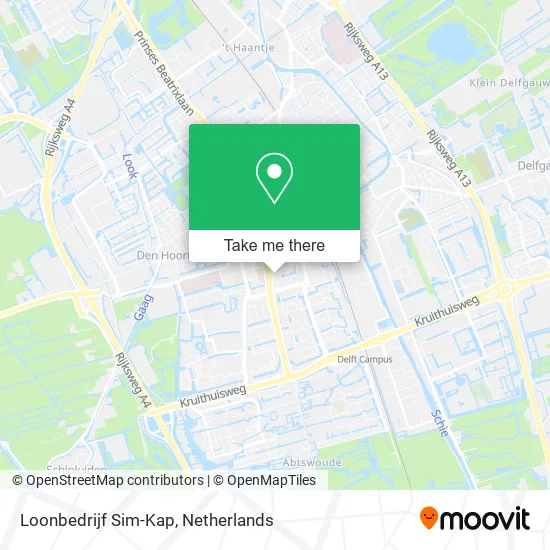 Loonbedrijf Sim-Kap map