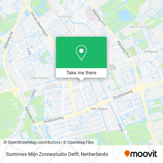 Suntimes Mijn Zonnestudio Delft map
