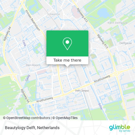 Beautylogy Delft map