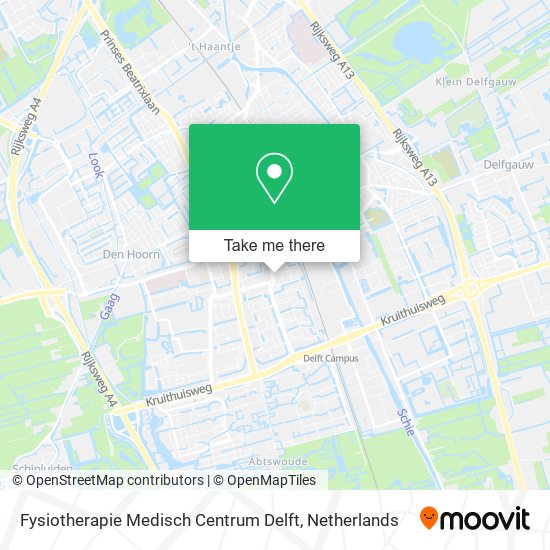 Fysiotherapie Medisch Centrum Delft map