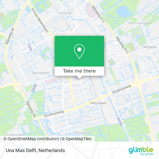 Una Mas Delft map