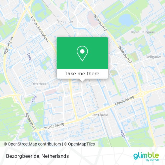 Bezorgbeer de map