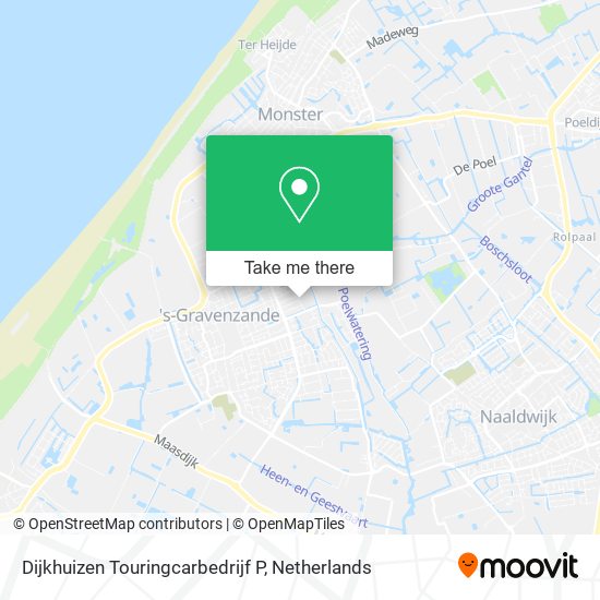 Dijkhuizen Touringcarbedrijf P map