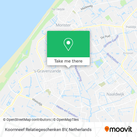 Koornneef Relatiegeschenken BV map