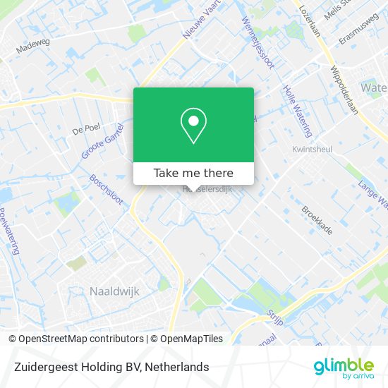 Zuidergeest Holding BV map