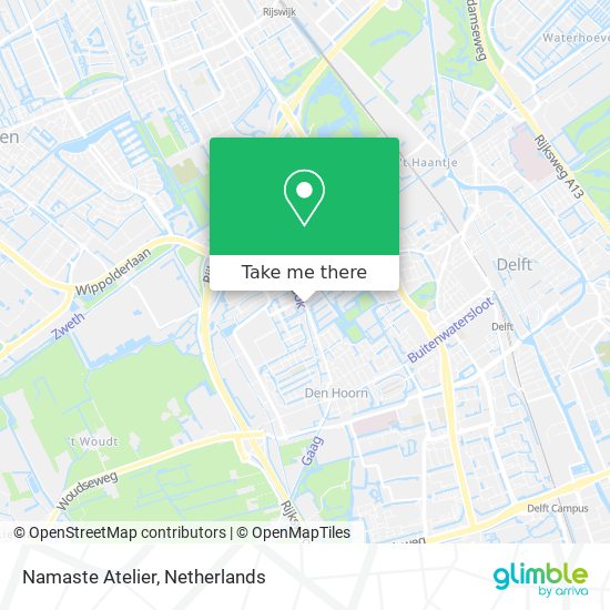 Namaste Atelier map