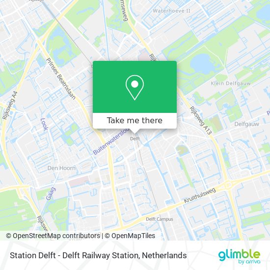 Station Delft - Delft Railway Station map