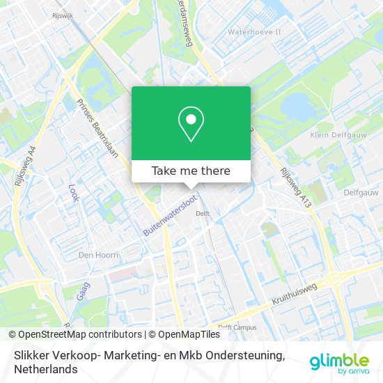 Slikker Verkoop- Marketing- en Mkb Ondersteuning Karte