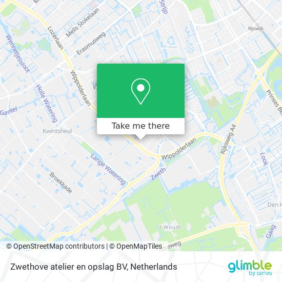 Zwethove atelier en opslag BV map