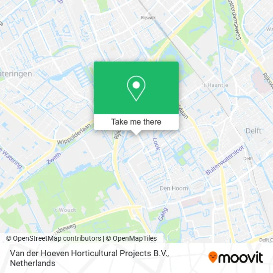 Van der Hoeven Horticultural Projects B.V. map