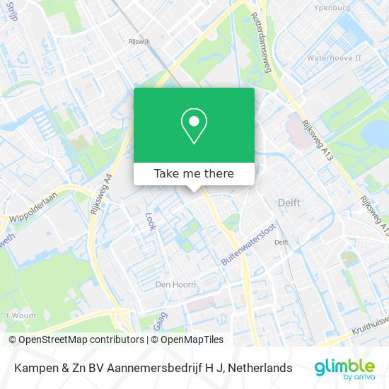 Kampen & Zn BV Aannemersbedrijf H J map